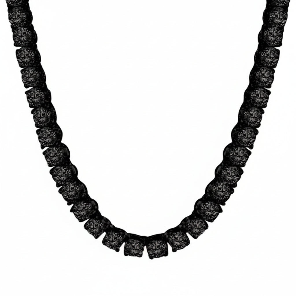 The Obsidian Luxe Chain - Black Diamond Pavé