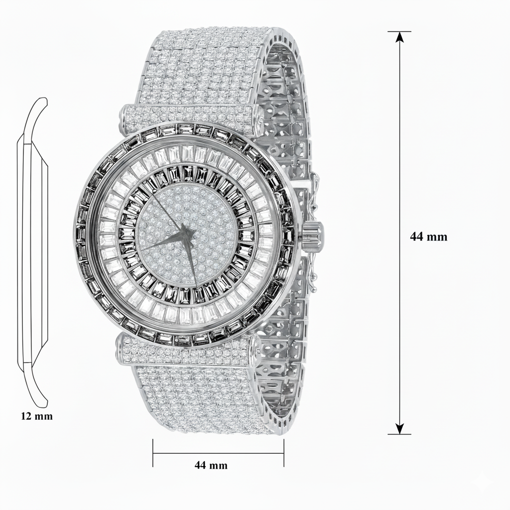 The AXIS Timepiece - Full Pavé with Certified Lab Diamonds