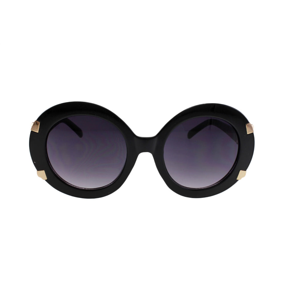 The MQ 'Astrid' Chic Frames - Classic Black Acetate with Polarized Smoke Lenses