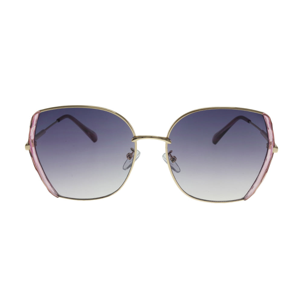 The MQ 'Lola' Chic Butterfly - Vibrant Purple Frame with Cool Smoke Gray Lenses