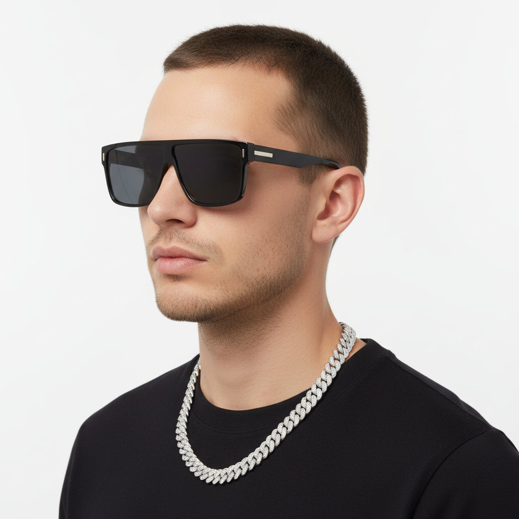 Premium 12mm Iced Out Cuban Link Chain - VVS-1 Lab Grown Diamonds In 18K White Gold