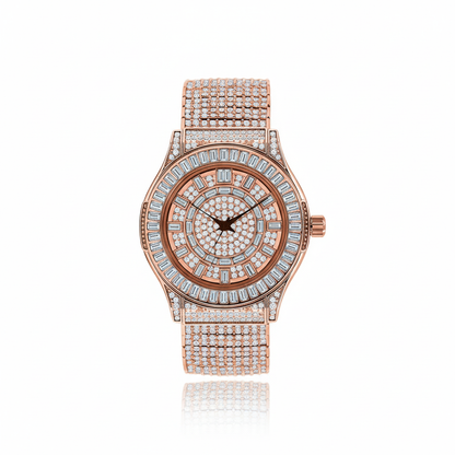 Marquis 5110 Rose Gold Watch With Lab Grown Diamonds
