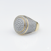The VELOCE 'Aura' Ring - Full Pavé Lab Diamonds in Solid 18K Yellow Gold