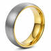 The RAFFINATO Band - 18K Gold & Platinum-Finish Tungsten