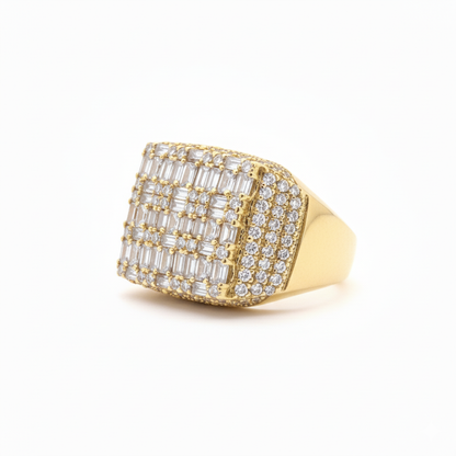 The SERENZO 'Ice Master' Ring - Full Pavé Lab Diamonds in 18K Gold