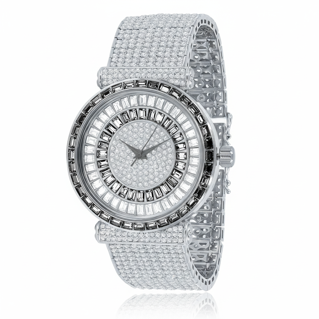 The AXIS Timepiece - Full Pavé with Certified Lab Diamonds
