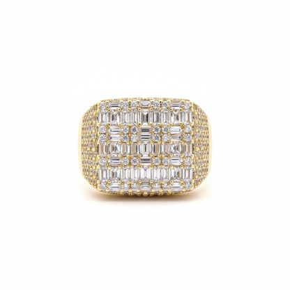 The SERENZO 'Ice Master' Ring - Full Pavé Lab Diamonds in 18K Gold