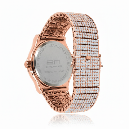 Marquis 5110 Rose Gold Watch With Lab Grown Diamonds