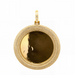 Dazzling Lab Grown Diamond Pendant - Mirror-Polish Gold