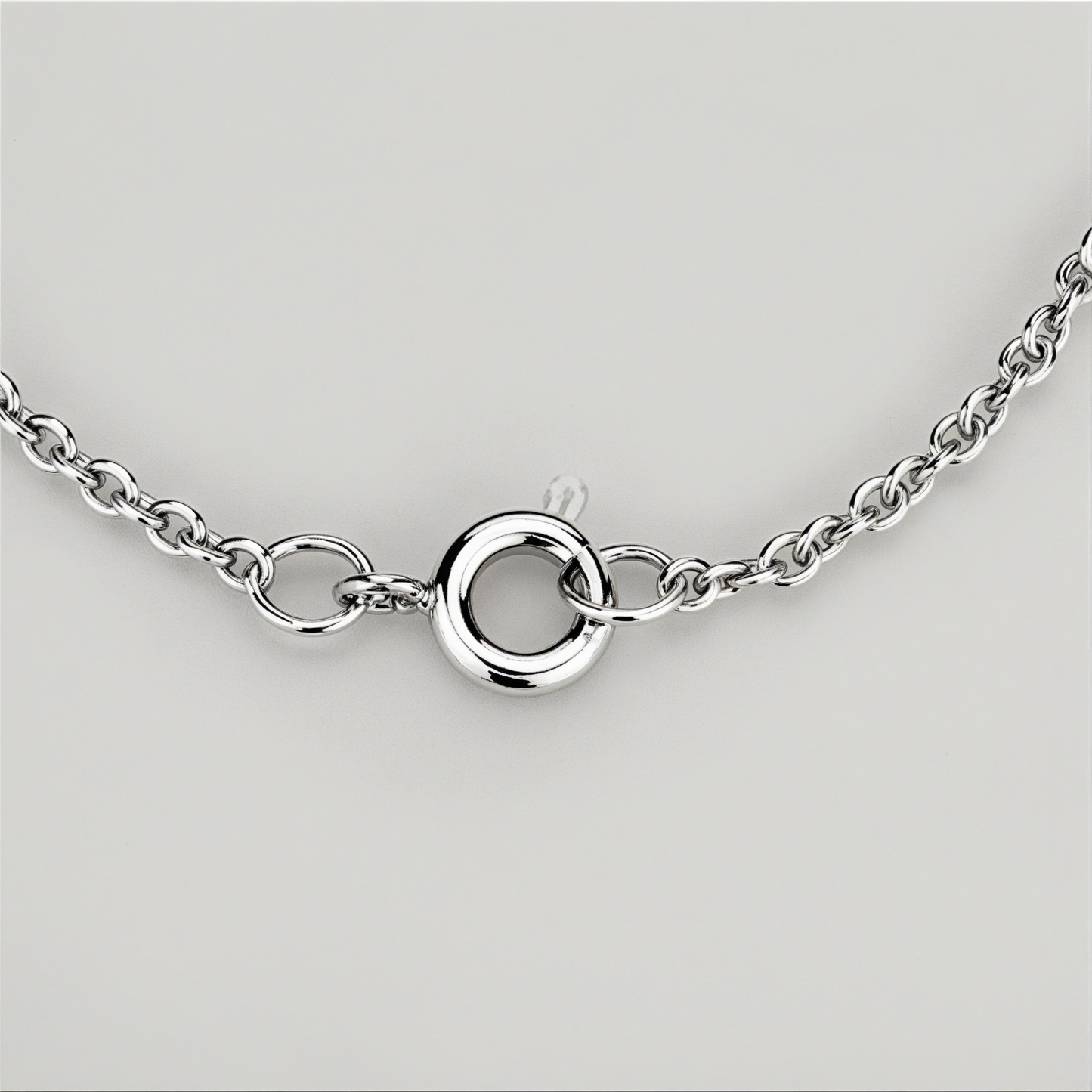 Platinum-Plated Sterling Silver Peace Pendant - Certified Lab Diamonds
