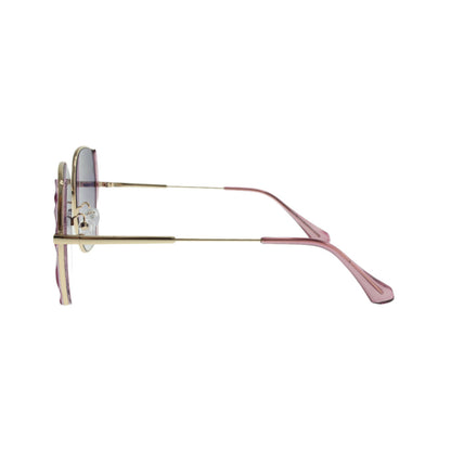 The MQ 'Lola' Chic Butterfly - Vibrant Purple Frame with Cool Smoke Gray Lenses