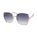The MQ 'Lola' Chic Butterfly - Vibrant Purple Frame with Cool Smoke Gray Lenses
