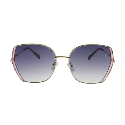 The MQ 'Lola' Chic Butterfly - Vibrant Purple Frame with Cool Smoke Gray Lenses