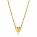 Women's Vermeil Heart Necklace Charm