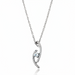 The Lumina Pendant - Brilliant-Cut Lab Diamonds in Platinum-Finish Sterling Silver